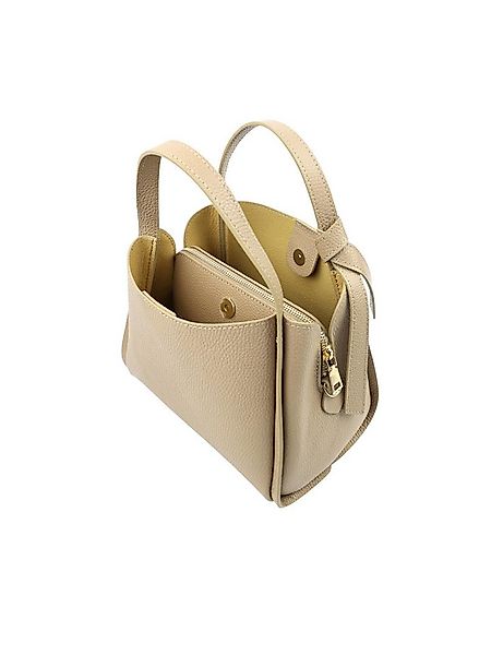 BRISE TASCHE Schultertasche Ayla - Echtleder Schultertasche in Beige – Mit günstig online kaufen