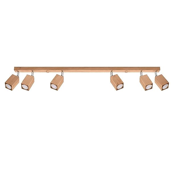 SOLLUX lighting Deckenleuchte »KEKE«, 6 flammig, Leuchtmittel GU10   ohne L günstig online kaufen