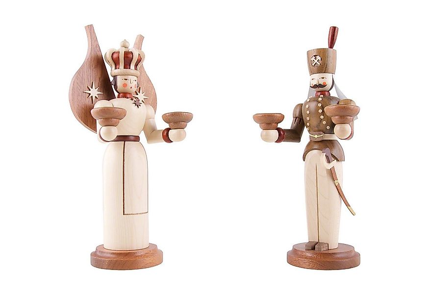 Müller Kleinkunst GmbH Seiffen Dekofigur Engel und Bergmann (27cm) von Müll günstig online kaufen