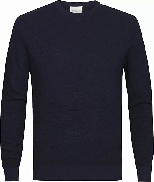 Profuomo O-Neck Pullover Navy - Größe S günstig online kaufen