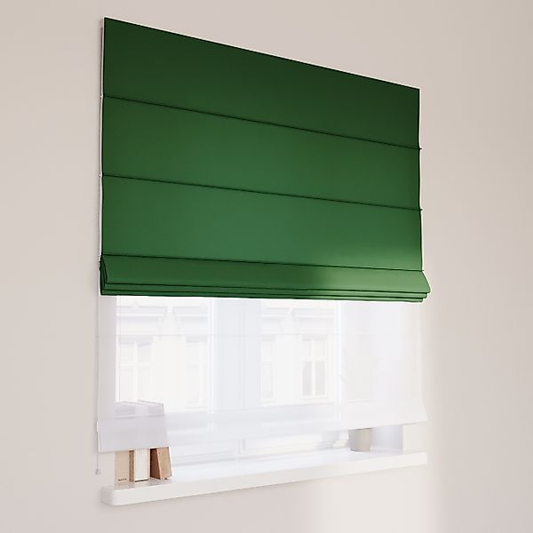 Dekoria Doppelraffrollo Duo, waldgrün, 120 x 150 cm günstig online kaufen