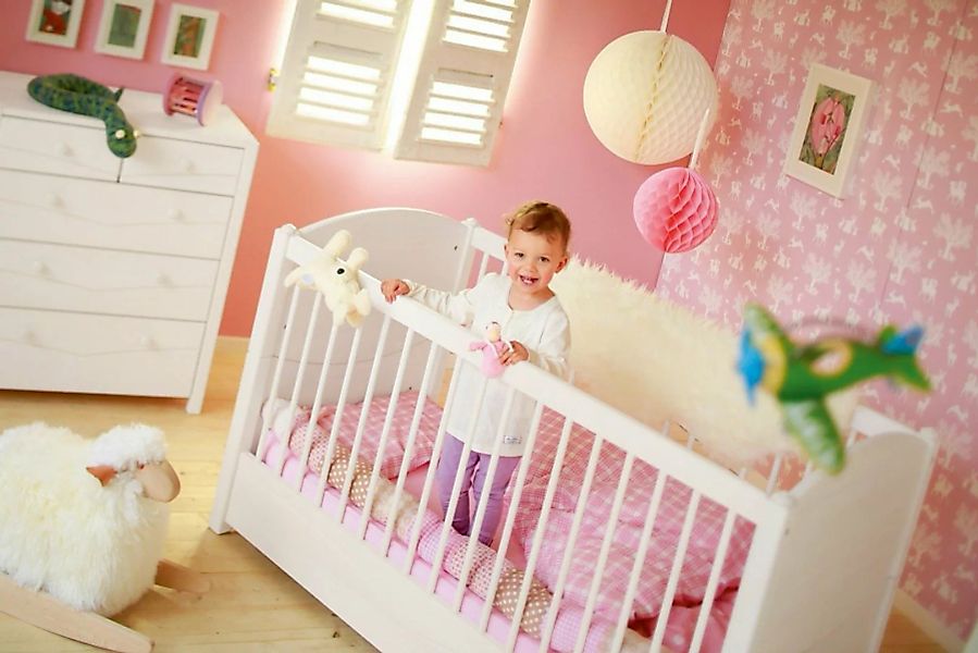 BioKinder - Das gesunde Kinderzimmer Babybett Luca, 0-tlg., 70x140 cm mit M günstig online kaufen