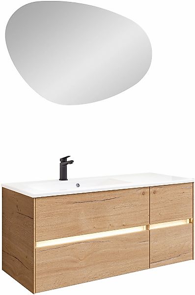 Saphir Badmöbel-Set "Badmöbel-Set Serie 6010 Waschtisch mit Unterschrank un günstig online kaufen