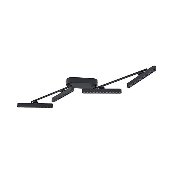 Lindby LED Deckenlampe Eldrin 10029266 Dimmbar Modern in Schwarz aus Metall günstig online kaufen