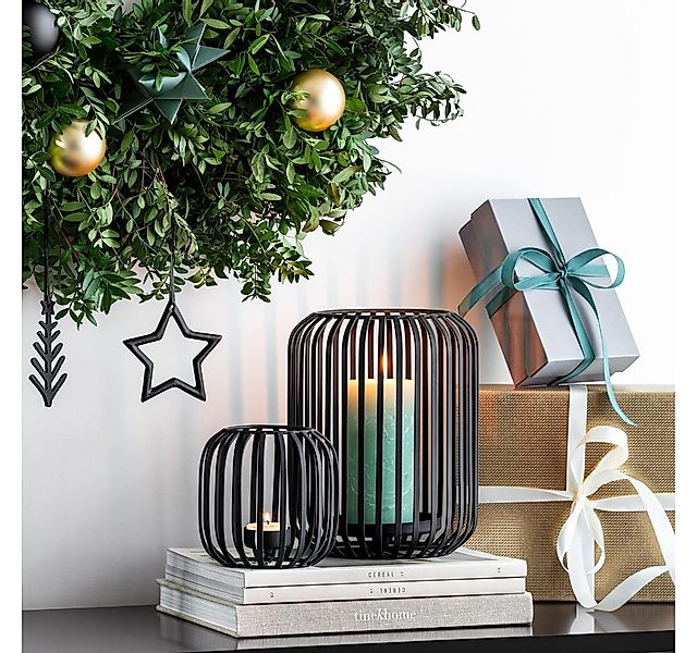 Villeroy & Boch Windlicht Black XMAS Windlicht groß 12 x 7 x 19 cm (1 St) günstig online kaufen