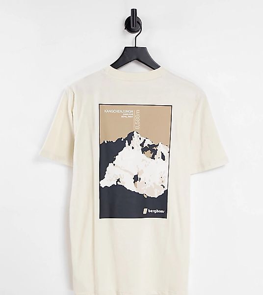 Berghaus – Kanchenjunga – T-Shirt in Beige, exklusiv bei ASOS-Braun günstig online kaufen