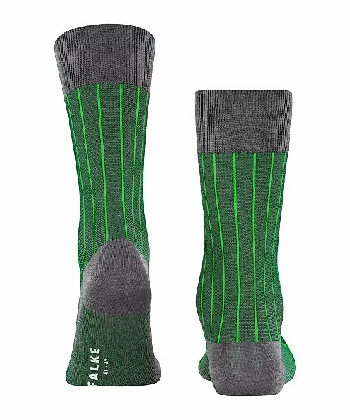 FALKE Oxford Neon Herren Socken, 39-40, Grau, Rippe, Baumwolle, 13096-31660 günstig online kaufen