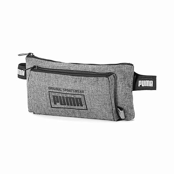 PUMA Unisex Gürteltasche - Waistbag, Puma Logo, ca. 13x26x4cm (HxBxT) Grau günstig online kaufen