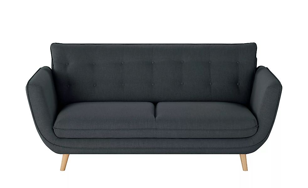 finya Sofa  Stockholm - schwarz - 200 cm - 94 cm - 98 cm - Polstermöbel > S günstig online kaufen