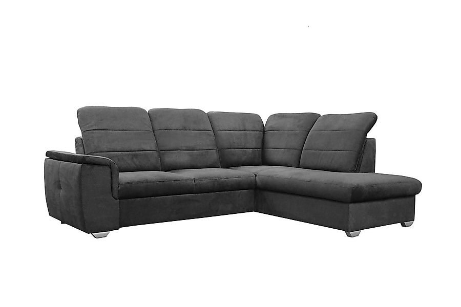 Beautysofa Ecksofa mit Schlaffunktion BERGAMO L, günstig online kaufen