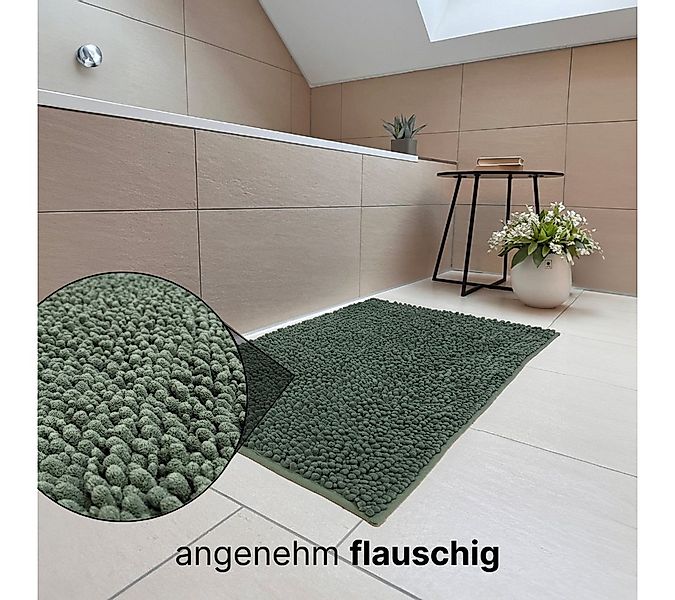 LIVINA HOME Badematte Badteppich rutschfeste Badematten, flauschiger und we günstig online kaufen