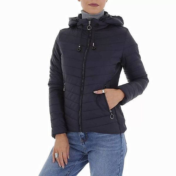 Ital-Design Steppjacke Damen Freizeit (87256514) Kapuze Gefüttert Übergangs günstig online kaufen