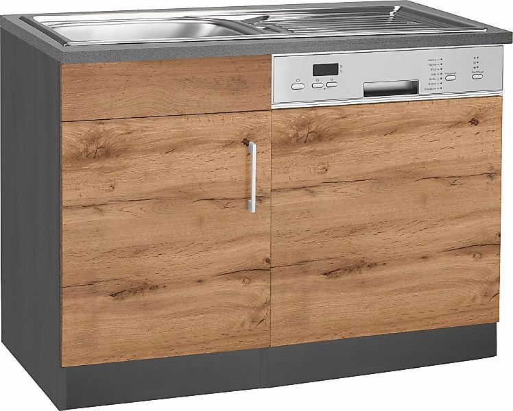 KOCHSTATION Spülenschrank "KS-Colmar", 110 cm, Front und Sockelblende für t günstig online kaufen