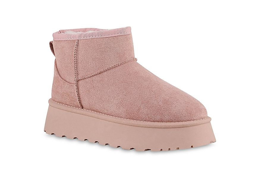 VAN HILL 840596 Plateaustiefelette Damen Warm Gefütterte Plateau Boots Prof günstig online kaufen