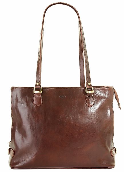 Piké Shopper echt Leder, Made in Italy günstig online kaufen