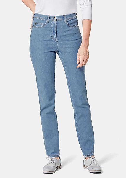 GOLDNER Bequeme Jeans Kurzgröße: Bequeme High-Stretch-Jeanshose günstig online kaufen