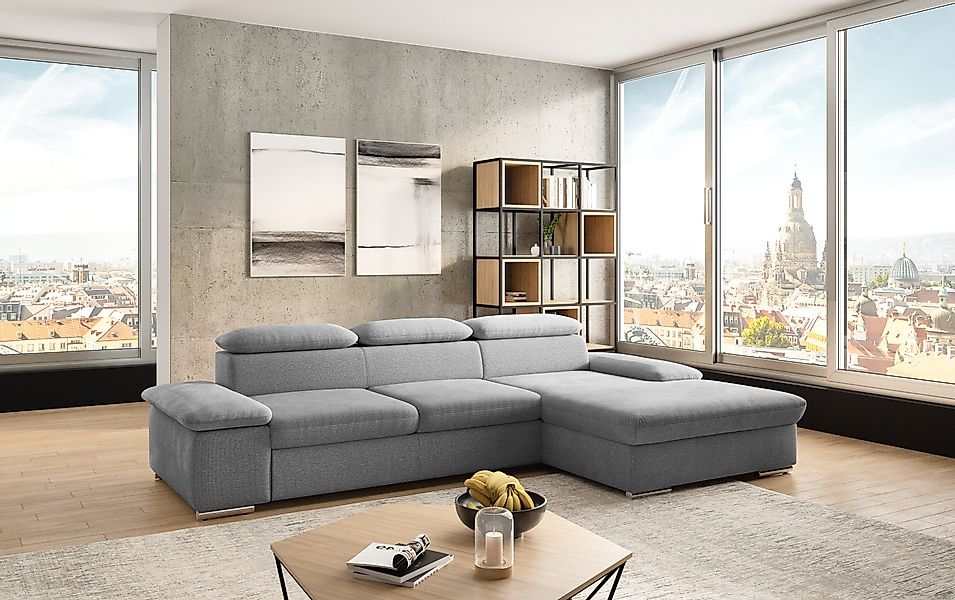 sit&more Ecksofa Valantine L-Form, inkl. Kopf- günstig online kaufen