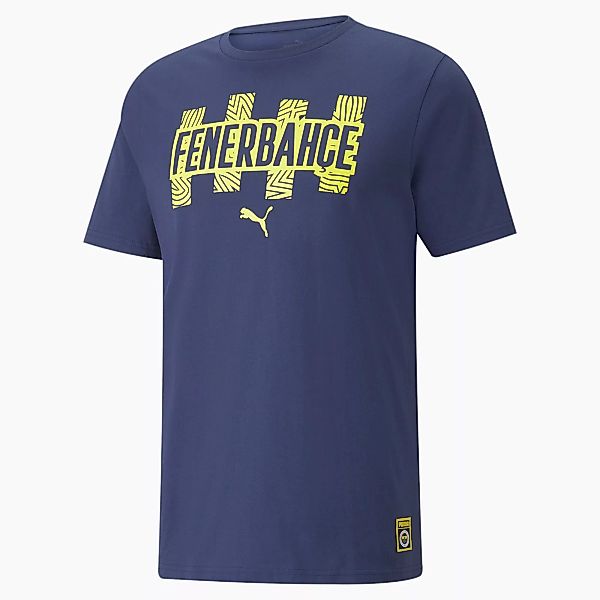 PUMA Fenerbahçe S.K Herren ftblCore T-Shirt | Mit Aucun | Blau/Gelb | Größe günstig online kaufen