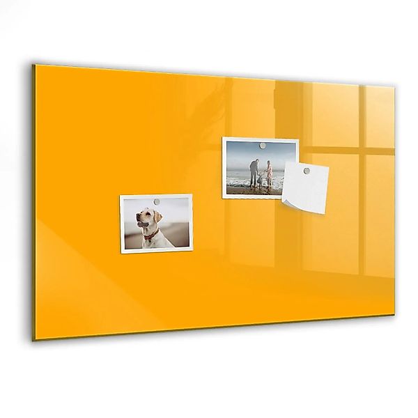 Tulup Beschreibbare Magnettafel Goldgelbe Farbe 60x40 cm Beschreibbare Magn günstig online kaufen