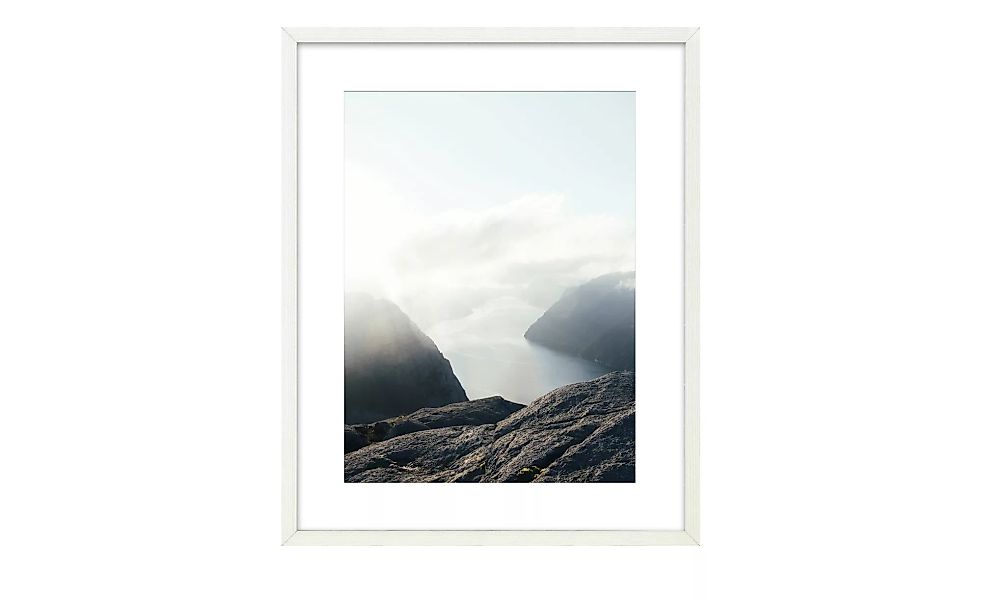 Holzbilderrahmen 40x50 cm  Iceland - weiß - 42 cm - 52 cm - 2,8 cm - Sconto günstig online kaufen