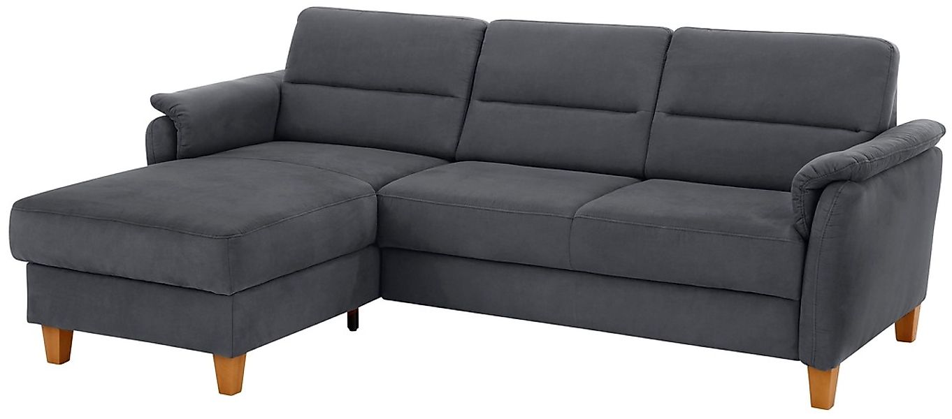 Home affaire Ecksofa »Palmera L-Form«, Federkern, wahlweise mit Bettfunktio günstig online kaufen