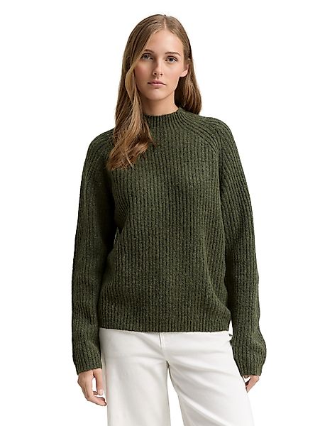 TOM TAILOR Denim Strickpullover mit Stehkragen günstig online kaufen