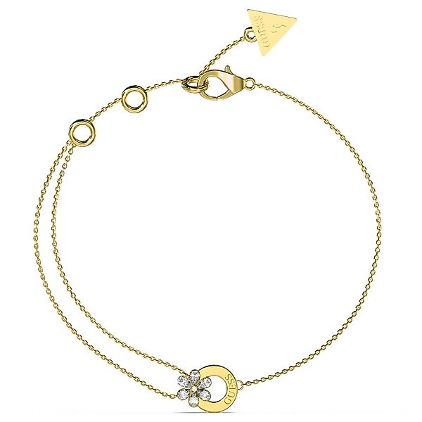 Guess Gliederarmband Lily Flower Goldfarben S günstig online kaufen