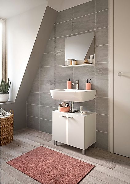 welltime Badmöbel-Set Tampa, best. aus Waschbeckenunterschrank und Spiegel, günstig online kaufen