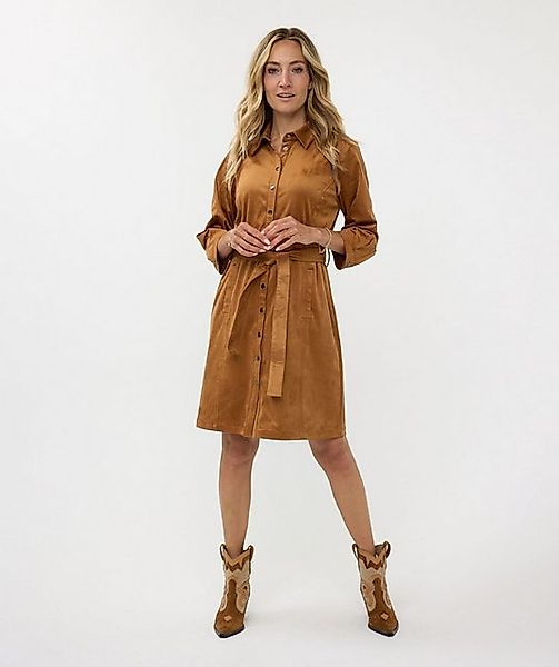 Esqualo Blusenkleid Esqualo Blusenkleid camel 42 günstig online kaufen