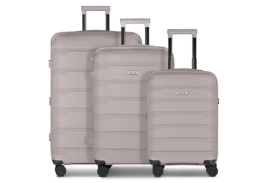D&N Trolleyset South Dakota, 4 Rollen, (3-teilig, 3 tlg), ABS günstig online kaufen