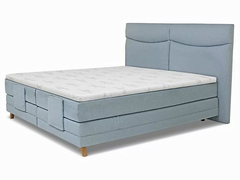 SANSIBAR Living Boxspringbett Boxspringbett SANSIBAR LANGEOOG denim Box-Spr günstig online kaufen