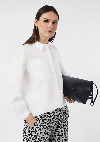 comma Langarmbluse Bluse Lässige Hemdbluse mit günstig online kaufen