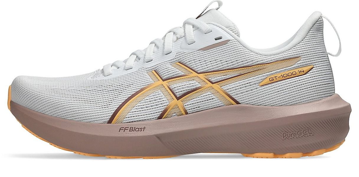 Asics GT-1000 14 WHITE/RUBBLE RED Laufschuh günstig online kaufen