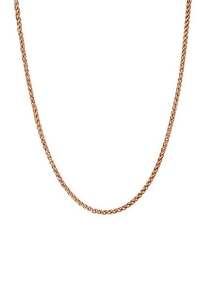 Hey Happiness Gliederkette Weizenkette, Vergoldet 18K Roségold, Basic Damen günstig online kaufen