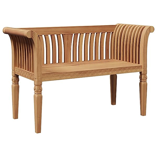vidaXL Gartenbank 127,5x52x80 cm Massivholz Teak 42006347 günstig online kaufen