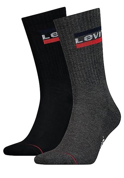 Levi's® Socken LEVIS REGULAR CUT SPRTWR LOGO 2P (Packung, 2-Paar, 2er Pack) günstig online kaufen