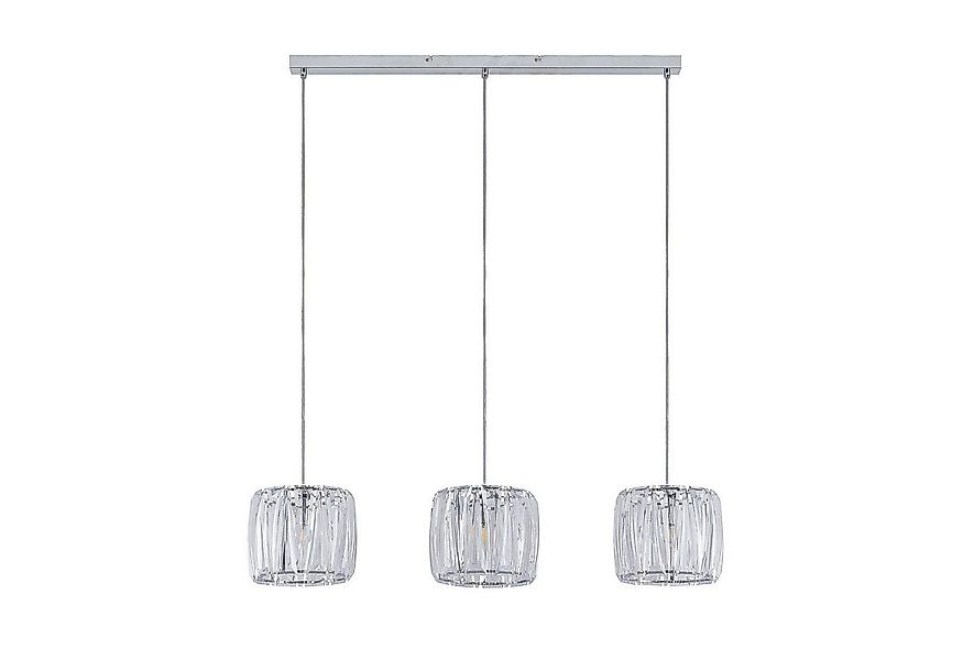 Lindby Hängeleuchte Sofia, Kunststoff Transparent IP20, 3 x 40 W günstig online kaufen