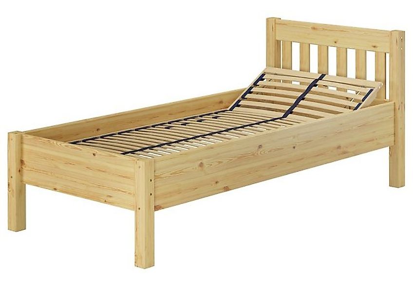ERST-HOLZ Bett Hohes Massivholzbett Seniorenbett Kiefer Massiv 90 x 200, Ki günstig online kaufen