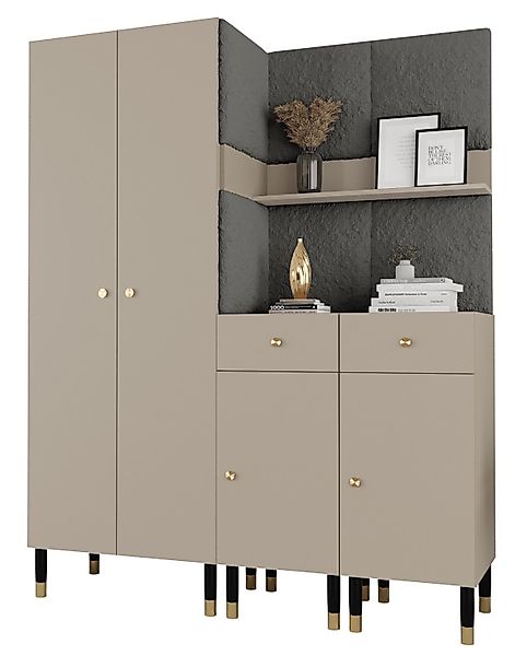 ABIKS MÖBEL Kompaktgarderobe PALERMO Set 7 günstig online kaufen