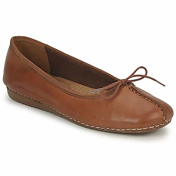 Clarks Ballerina "Freckle Ice", Slipper, Flats, Flats, Slipper mit Schleifc günstig online kaufen