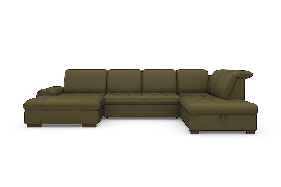 sit&more Wohnlandschaft »Luxor U-Form«, wahlweise mit Bettfunktion, Bettkas günstig online kaufen