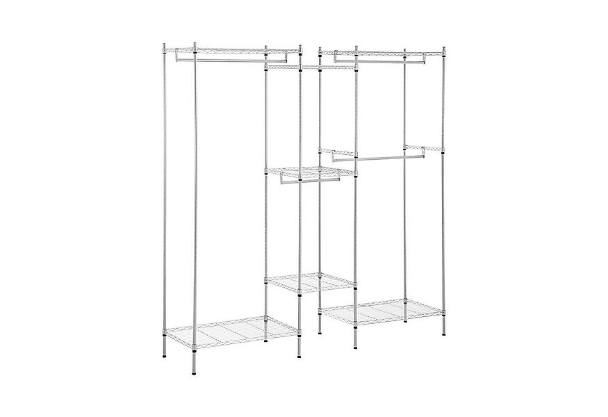 Royal Catering Kleiderständer Garderobenständer 189 x 45 x 196 cm Metall Wä günstig online kaufen