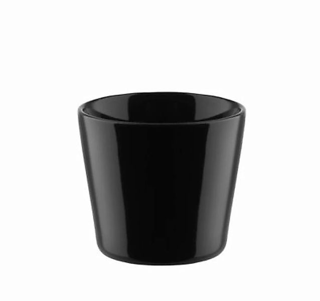 Espressotasse Tonale keramik schwarz / 8 cl - Alessi - Schwarz günstig online kaufen