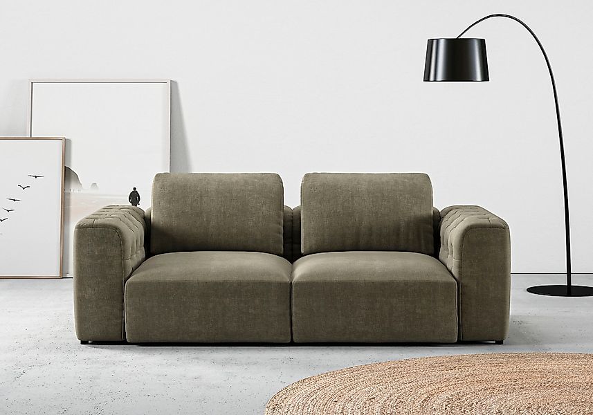 Home affaire 2-Sitzer "Cushid" Modulsofa, bestehend aus 2 Teilen, Breite 21 günstig online kaufen