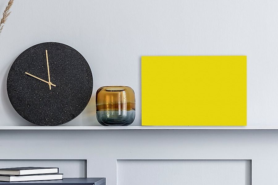 OneMillionCanvasses® Leinwandbild Gelb - Zitrone - günstig online kaufen