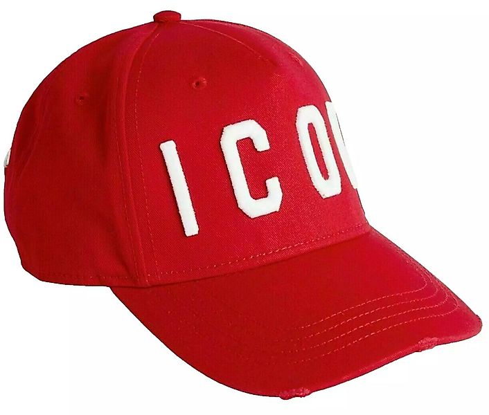 Dsquared2 Baseball Cap Icon Cap Baseballkappe Unisex Distressed-Look für ei günstig online kaufen