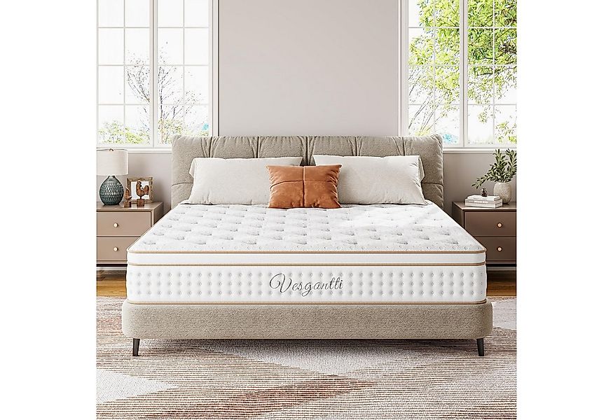 Taschenfederkernmatratze H3 7-Zonen Matratze 26cm hoch 30cm hoch Tonnentasc günstig online kaufen