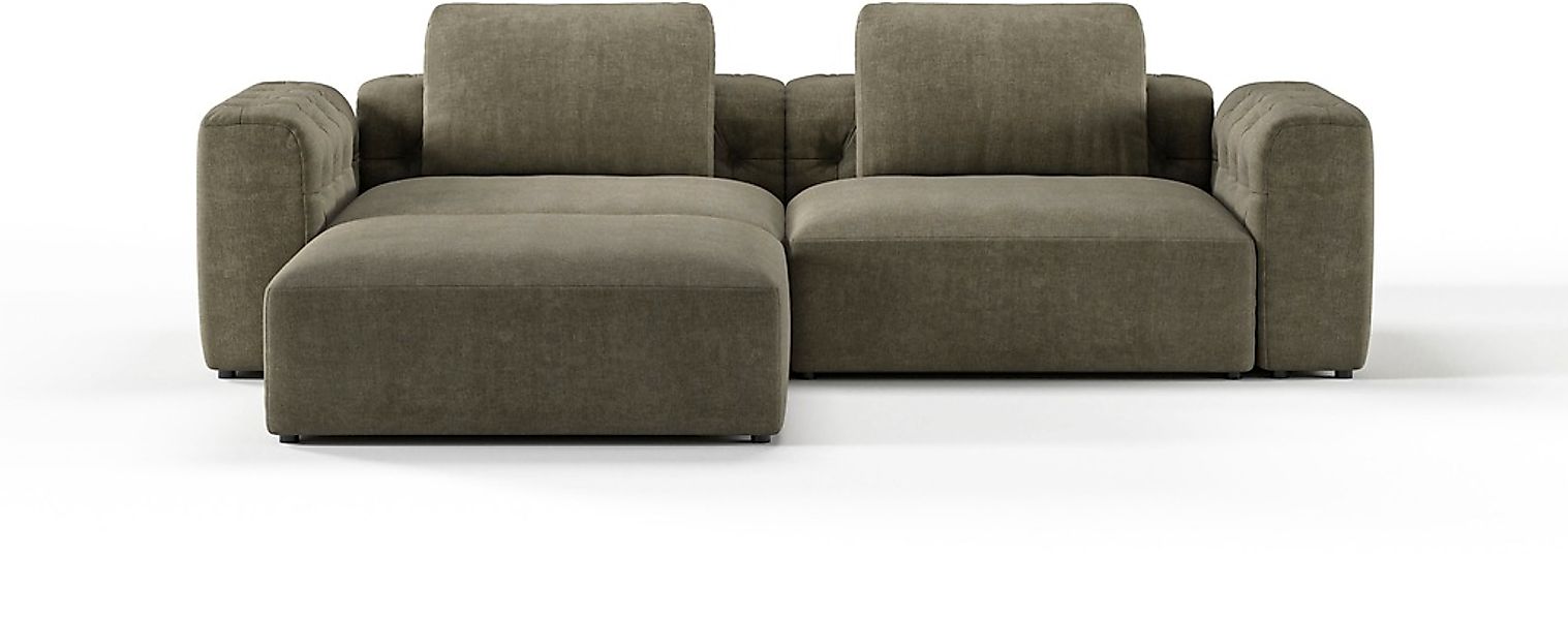 RAUM.ID Ecksofa »Cushid L-Form«, Modulset, bestehend aus 3 Teilen günstig online kaufen