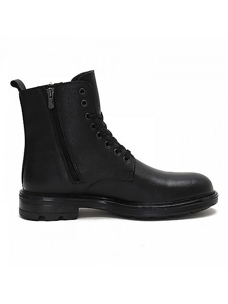 Desa Herren-Ankle-Boots aus Leder – Textilfutter, Kunststoffsohle, flacher günstig online kaufen