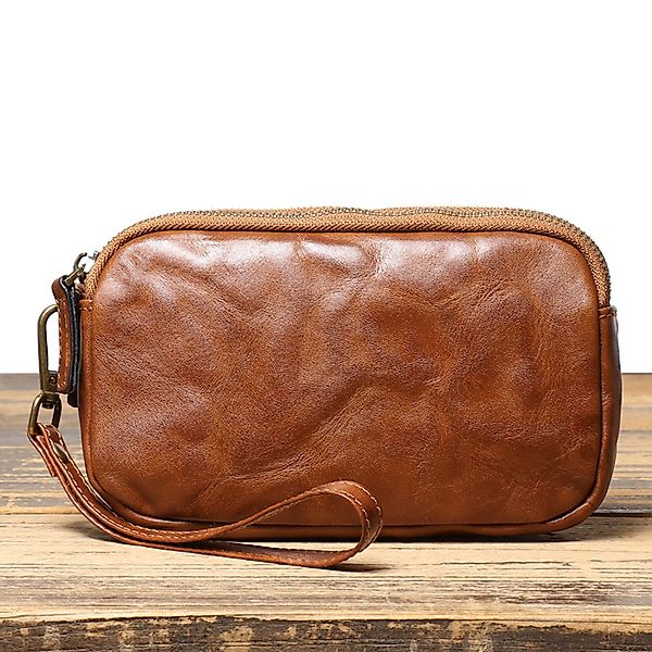YUBRO-STUDIO Handgelenktasche Herren Leder Clutch Handgelenktasche günstig online kaufen